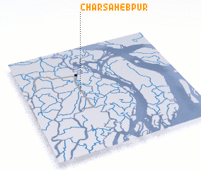 3d view of Char Sāhebpur