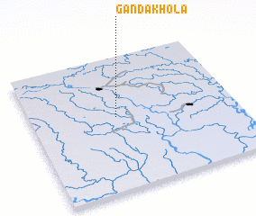 3d view of Gandakhola