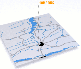 3d view of Kamenka