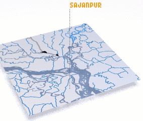 3d view of Sājanpur