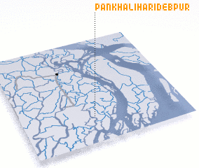 3d view of Pānkhāli Haridebpur