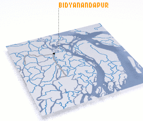 3d view of Bidyānandapur