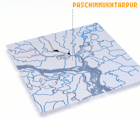 3d view of Paschim Mukhtarpur