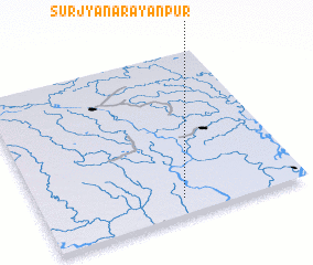 3d view of Surjyanārāyanpur
