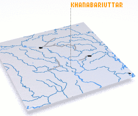 3d view of Khānābāri Uttar