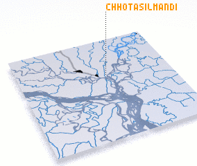 3d view of Chhota Silmāndi