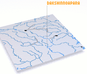 3d view of Dakshin Noāpāra