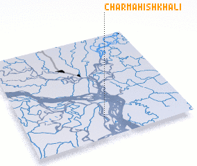 3d view of Char Mahishkhāli