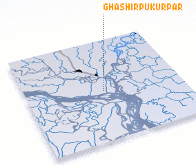3d view of Ghāshir Pukurpār