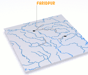 3d view of Farīdpur