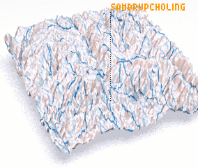3d view of Samdrup Choling