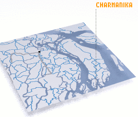 3d view of Char Mānika