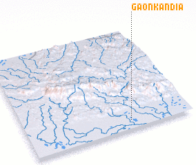 3d view of Gaon Kāndia