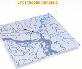 3d view of West Char Krishnapur