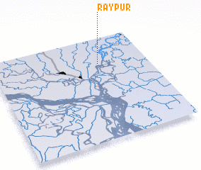 3d view of Rāypur
