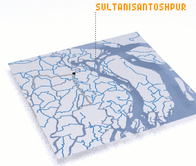 3d view of Sultāni Santoshpur