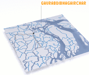 3d view of Gaurabdi Bhāgāir Char