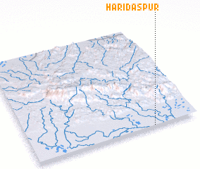 3d view of Haridāspur