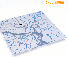 3d view of Dhuliyāura