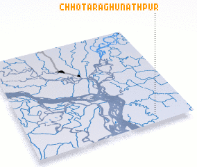3d view of Chhota Raghunāthpur