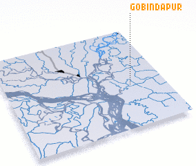 3d view of Gobindapur