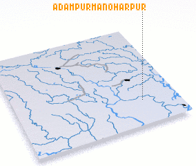 3d view of Ādampur Manoharpur