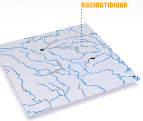 3d view of Bāsihāti Digar