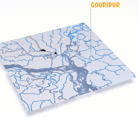 3d view of Gourīpur