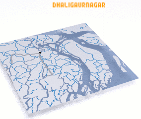 3d view of Dhali Gaurnagar