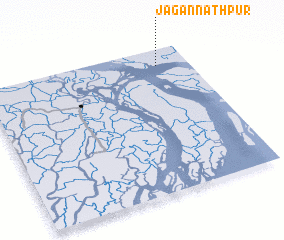 3d view of Jagannāthpur