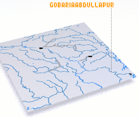 3d view of Gobāria Ābdullāpur