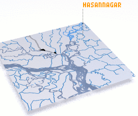 3d view of Hāsannagar