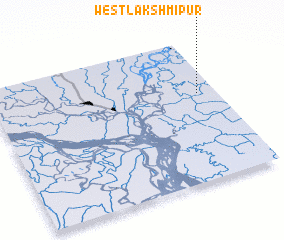 3d view of West Lakshmīpur