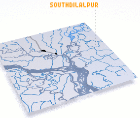 3d view of South Dilālpur