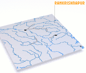 3d view of Rāmkrishnapur