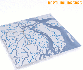 3d view of North Kālidāsbāg