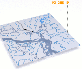 3d view of Islāmpur