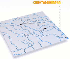 3d view of Chhota Dighirpār