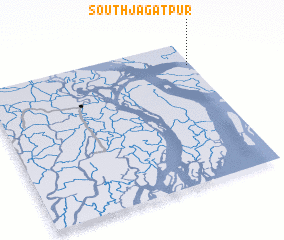 3d view of South Jagatpur