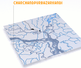 3d view of Char Chāndpur Bāzārkāndi