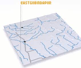 3d view of East Gobindāpur