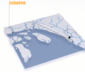3d view of Sonapur
