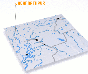 3d view of Jagannāthpur