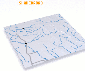 3d view of Shāhebābād