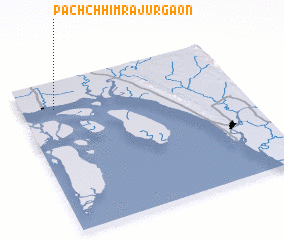 3d view of Pachchhim Rājurgaon