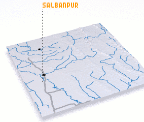 3d view of Sālbanpur