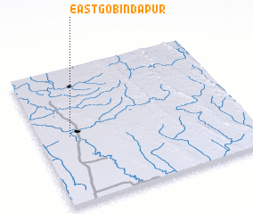 3d view of East Gobindāpur