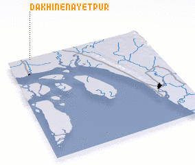 3d view of Dakhin Enāyetpur