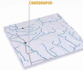3d view of Chandrāpur