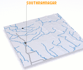 3d view of South Rāmnagar